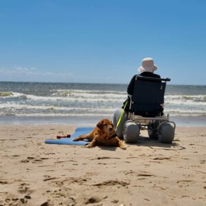Nog één keer het strand, zee en zon voelen, zien en ruiken.